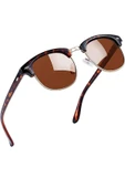 Club Master Leopar Kahverengi Erkek Güneş Gözlüğü thumbnail 1