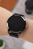 Klasik Kadran Silikon Kordon Unisex Kol Saati - 1