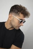 Retro Yuvarlak Anahtar Model Erkek Güneş Gözlüğü thumbnail 2