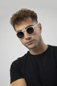 Retro Yuvarlak Anahtar Model Erkek Güneş Gözlüğü thumbnail 1