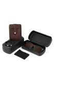 Wayfarer Kahverengi Güneş Gözlüğü Ve Kartlık Bileklik Set - 1