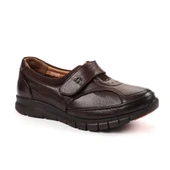 FORELLİ İRİS CIRTLI DERİ KADIN KEMİK ÇIKINTISI AYAKKABISI thumbnail 2