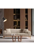 Ak sofa Odessa Koltuk Takımı Sütlü Kahve 3+3+1+1 - 3