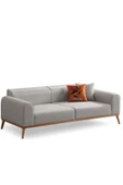 Ak sofa Odessa Koltuk Takımı Bej Renk 3+3+1 - 4