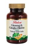 Ginseng & Ginkgo Biloba Tablet Takviye Edici Gıda - 1