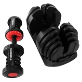 CKSPOR 2 Adet 24 kg Ayarlanabilir Mekanizmalı Dambıl Seti (Çiftli) thumbnail 6