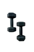 CKSPOR 2'Li Dambıl Seti 1 kg X 2 Adet Plastik Dambıl Ağırlık Seti  Köşeli - 5