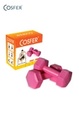 COSFER 1 Kg X2 Adet Plastik Dambıl - 1