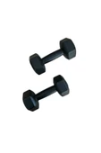 CKSPOR 3 kg X 2 Adet Plastik Dambıl Ağırlık Seti  Köşeli Dambıl - 4