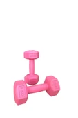 CKSPOR 2'Li Dambıl Seti 1 kg X 2 Adet Plastik Dambıl Ağırlık Seti  Köşeli - 2