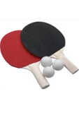 PEKİAL Masa Tenisi Seti - 2 Masa Tenisi Raketi + 3 Pinpon Topu Komple Set - 3