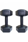 AYAZ SPORT Ayz Sport 5x2 Dambıl Siyah Set Dumbell Toplam 10 Kg - 1