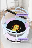 SLİPT Güvenlik Fileli Ekstra Hediyeli Büyük Boy Çocuk Trambolini 150 Cm 5 FT - 3