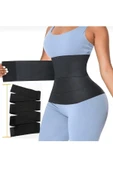 BLANCHE Wrap Waist Trainer Inceltici Zayıflatıcı Bele Dolamalı Kum Saati 4m Sarma Bel Korsesi thumbnail 1