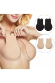 TUTEX STORE Kadın Göğüs Dikleştirici Göğüs Ucu Gizleyici Push Up Silikon Sütyen - 5