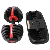 CKSPOR 2 Adet 24 kg Ayarlanabilir Mekanizmalı Dambıl Seti (Çiftli) thumbnail 2