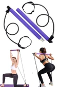 DAHAUS Squat Pilates Studio Evde Spor Egzersiz Çubuğu Kalça Basen Sıkılaştırıcı Pilates Barı Plates - 1