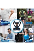 PEKİAL Ayarlanabilir Medikal Kamburluk Önleyici Kifoz Skolyoz Korsesi Unisex Dik Duruş Omuz Sırt Korsesi - 4