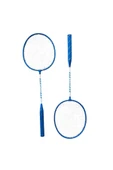 SLİPT Çantalı Badminton Seti 2 Raket 3 Top Badminton Seti Mavi Renk - 4