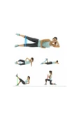 PEKİAL 2'li Aerobik Bandı Direnç Bandı Pilates Squat Çalışma Lastiği thumbnail 5