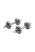 CKSPOR 15 Kg Krom Dumbell Seti Çantalı Döküm Plaka Dambıl Seti Cks15 - 4