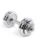CKSPOR 20 Kg Krom Dumbell Seti Çantalı Döküm Plaka Dambıl Seti Cks20 - 4