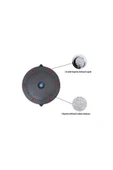 MONARK Slipt Bosuball Yarım Denge Topu Pilates Aleti - Direnç Lastikli Pilates Denge Alet Bosu Topui - 4