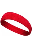 MONARK Unisex Havlu Ter Bandı Kafa Bandı Tenis Saç Bandı Headband Kırmızı - 2
