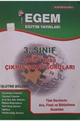 3. Sınıf 2005-2009 Çıkmış Sınav Soruları (2.el) - 1