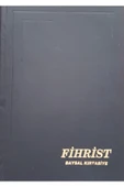 Fihrist Defter 8 Yapraklı - 1