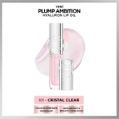 L'Oréal Paris Plump Ambition Hyaluron Lip Oil Besleyici ve Nemlendirici Dudak Parlatıcısı - 101 Cristal Clear - 1