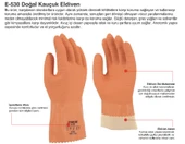 12 Çift Doğal Kauçuk Tıbbı Atık Eldiveni Starline E-530 Large Beden - 3