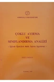 Çoklu Ayırma Ve Sınıflandırma Analizi (2.el) - 1