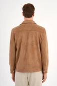 Ringe Erkek Süet Görünümlü Bej Gömlek Mont - 4