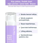 She Vec Firm Baby Firm - Dikey Kırışıklıklar (Kaş çatma, Dudak üzeri, Ağız Çevresi, Çene Hattı ve Boyun) Üzerinde Etkili Anti-Aging Kremi 30ml - 2