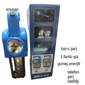 arwoan 38w kamp lambası el feneri powerbank özellikli - 3