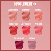 Maybelline New York Super Stay Teddy Tint Uzun Süre Kalıcı Likit Mat Tint 50 Wild at Heart - 3