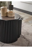 Kagu Boston Serisi Mdf 3'lü Zigon Metal Ayak - 2