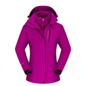 Cbtx 3 in 1 Outdoor İçi Çıkarılabilir Polarlı Kadın Kışlık Mont Windproof 001 - 4