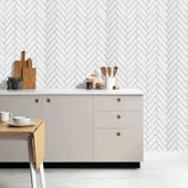 Renkli Duvarlar 30×30cm Gri Mozaik Epoksi 1 Adet 3D Yapışkanlı Duvar Kaplama Paneli Mutfak Banyo Salon Ofis Döşeme thumbnail 4