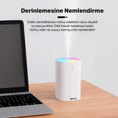 NPO iHome NPD09B RGB Renkli Aromaterapi Difüzör ve Ultrasonik Hava Nemlendirici Buhar Makinesi - 6
