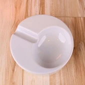 Perlotus Porselen Şeffaf Sırlı Puro Küllüğü Sert Porselen 13 cm - 3