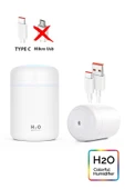 Hersepete Şarjlı H2O Lovely Humidifier Ortam Dezenfeksiyon Ve Şık Buhar Makinesi - 7