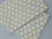 NİVEMESHOME SARI GEOMETRİK DESEN 2 Lİ YASTIK KILIFI KAPAKLI 50X70 - 3