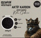 Zurich Veterinaire Aktif Karbon Kedi Kumu Koku Giderici 300 gr - 2