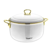 TAŞEV SULTAN TENCERE BEYAZ 24 CM - 1