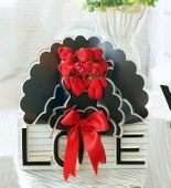 Premium Yumoş Kırmızı Peluş Ayıcık Buketi, Sevgiliye, Doğum Gününe Hediye thumbnail 5