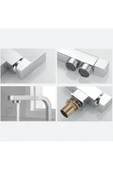 Mutfak Pencere Önü Katlanır Evye Bataryası Su Arıtma Çıkışlı Yeni Krom Renk 7 Yıl Garantili ithal thumbnail 8