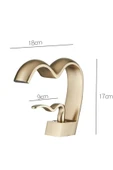 Banyo Lavabo Bataryası Beyaz Renk Şelale Kalp Yeni Tasarım 7 Yıl Garantili İthal - 5