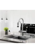 Akıllı Eviye Seti Dokunmatik Smart Gri Renk Su Arıtma Çıkışlı Şelaleli Ithal 7 Yıl Garanti 75x46cm - 4